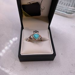 JMH Irish Claddaugh Ring Size 8 