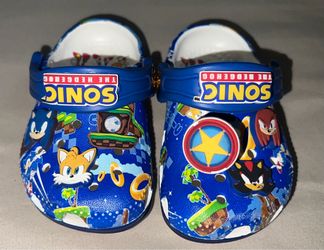 Sonic Crocs Brand New Size 4C