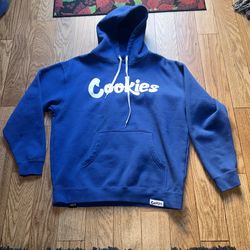 Cookies Original Blue Hoodie Size L