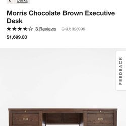 Crate And Barrel Morris Desk