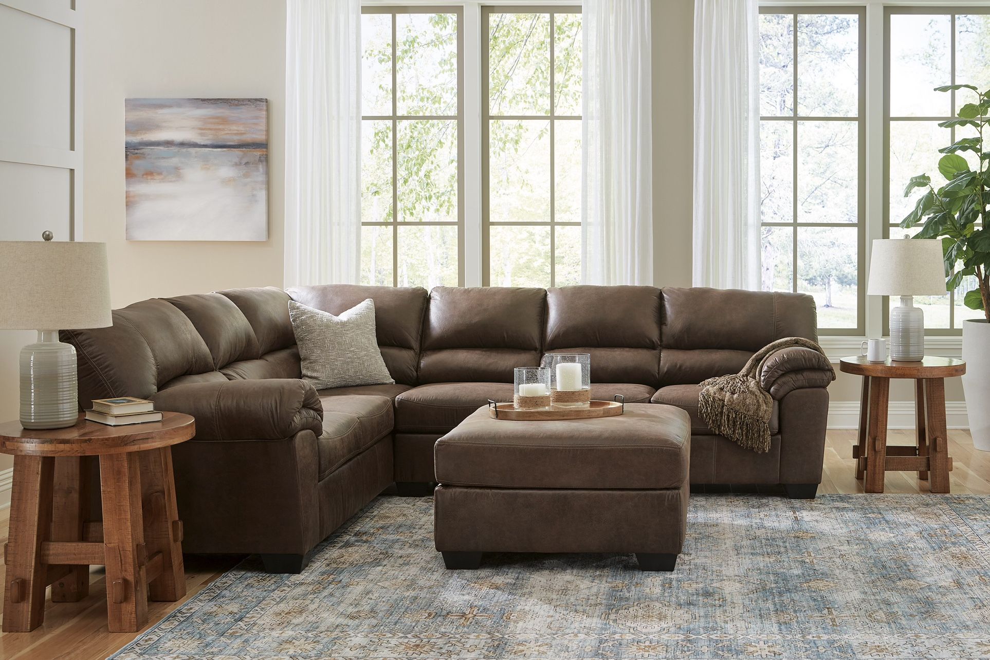 Bladen 3-Piece Sofa Sectional with Ottoman by Ashley /$10 EZ Down Payment Options