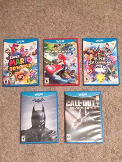 Nintendo Wii U Games: READ DESCRIPTION