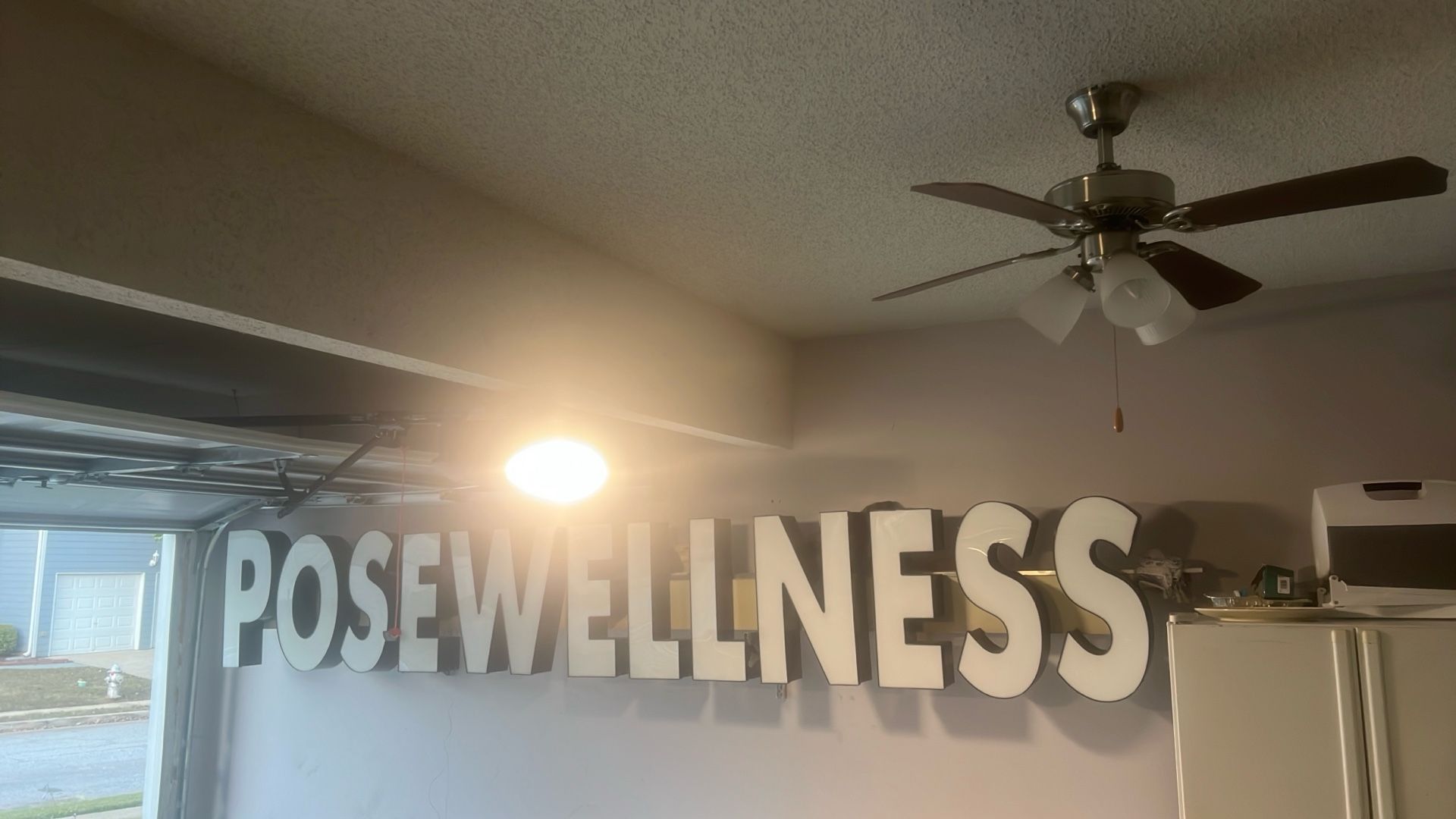 Pose wellness sign lite 13’1”x22’ for sale
