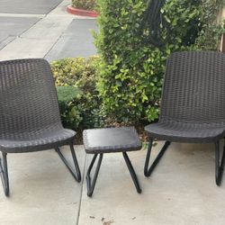 Outdoor Patio Chair And Table Set