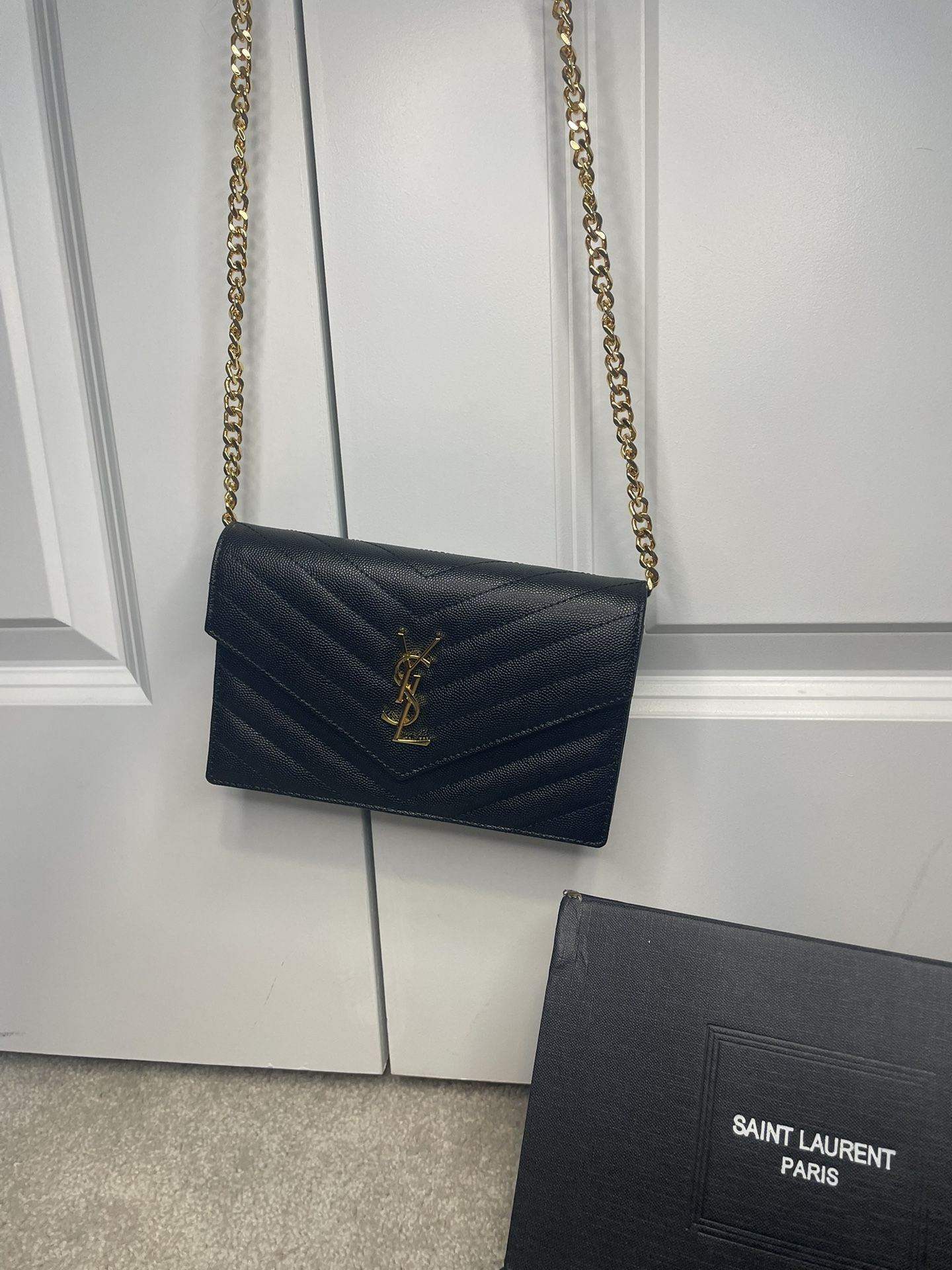 YSL Sling Chain Purse