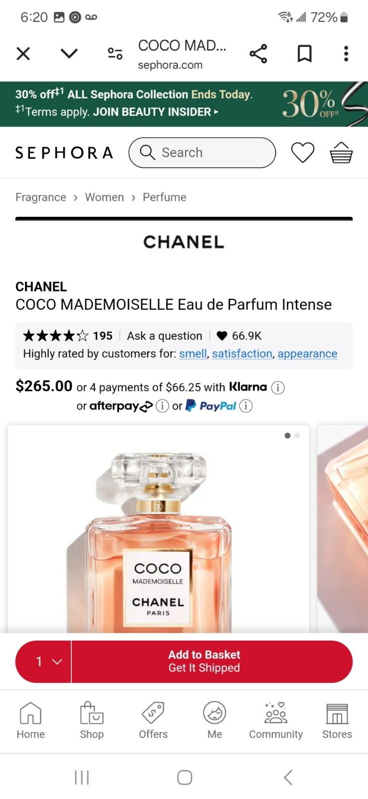 Perfume Chanel Coco