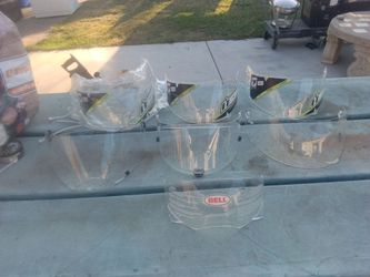 Brand new motorcycle visors separately or total package
