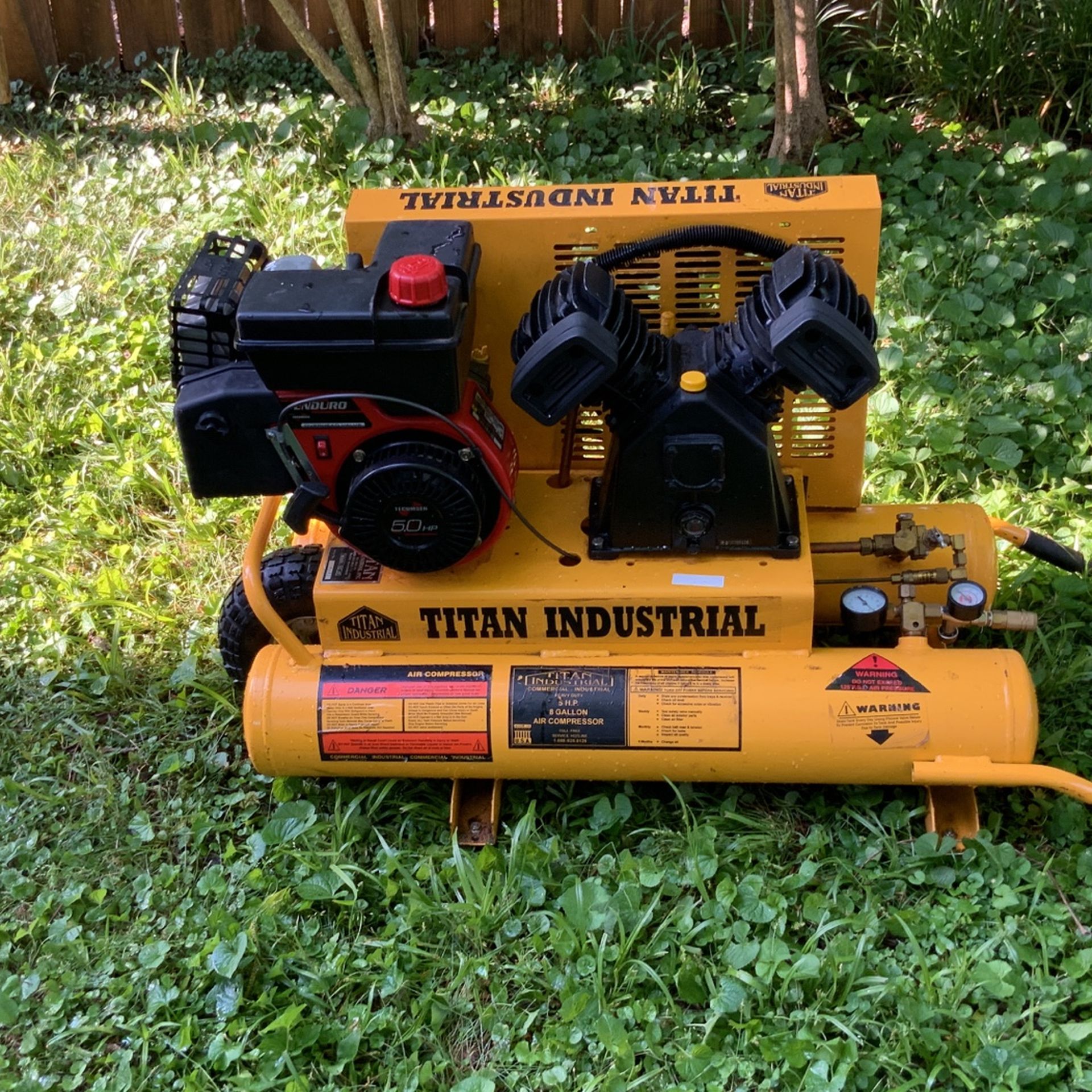 Gas Powered Air Compressor