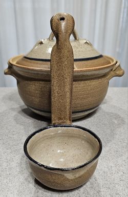 Maxwell-Muir Hand Spun Tureen & Ladle