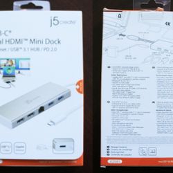 J5create USB-C Dual HDMI Mini Dock... CHEAP!

