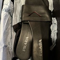 Authentic Prada Sandals & waist Bag