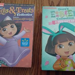 Dora The Explorer 2x DVD Combo 2-DVDs Each