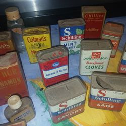 Antique Spice Containers 