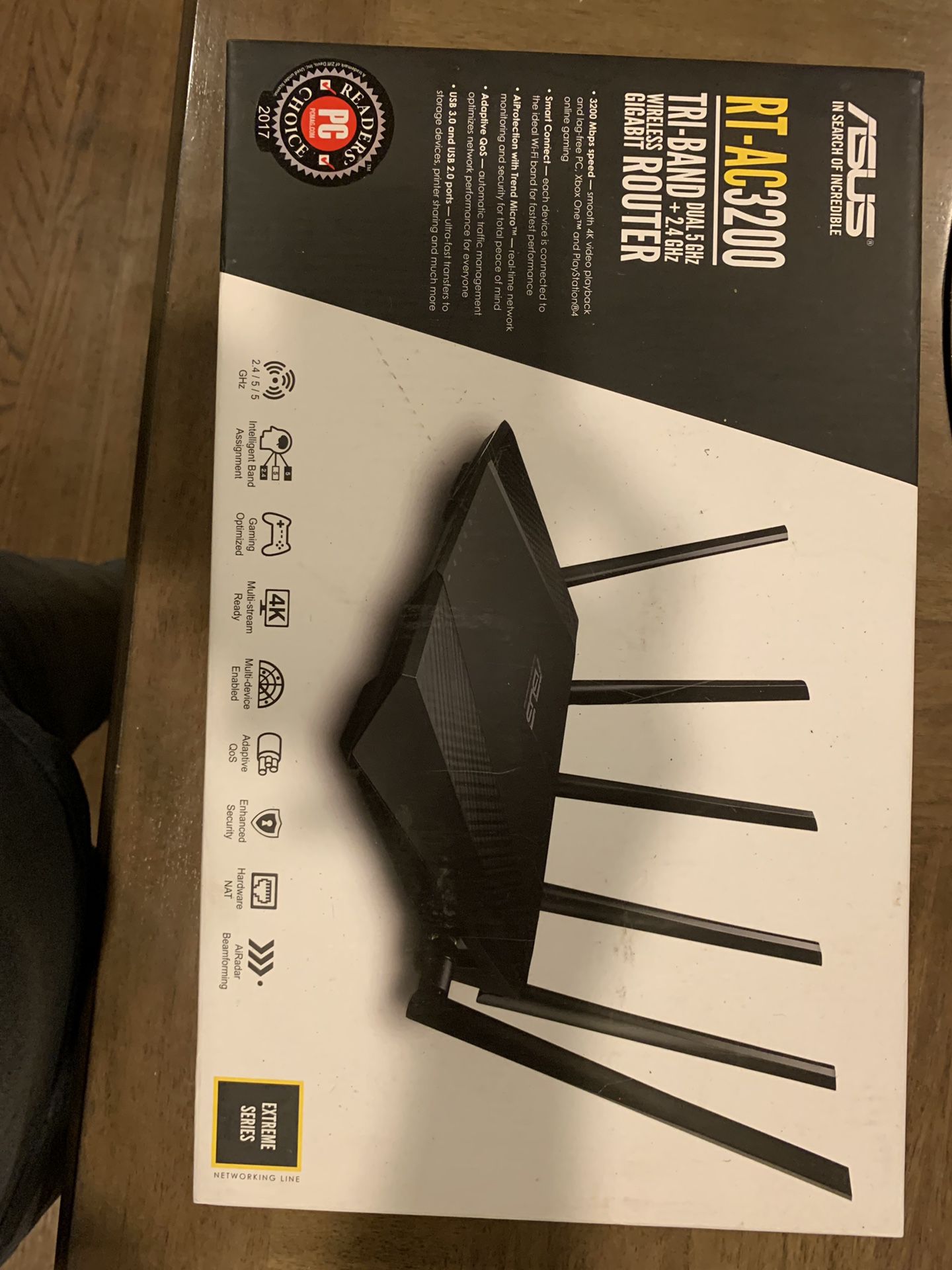 Asus RT-AC3200 triband dual 5 ghz + 2.4ghz wireless gigabite router