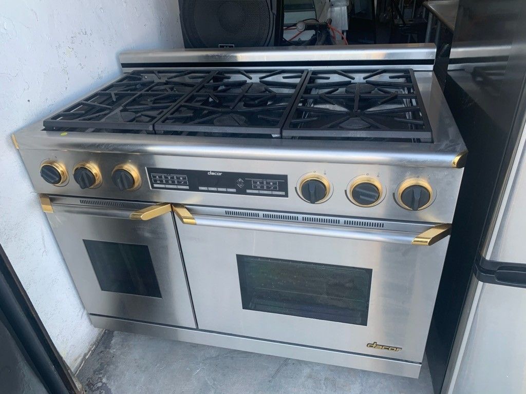 48" decor gas range