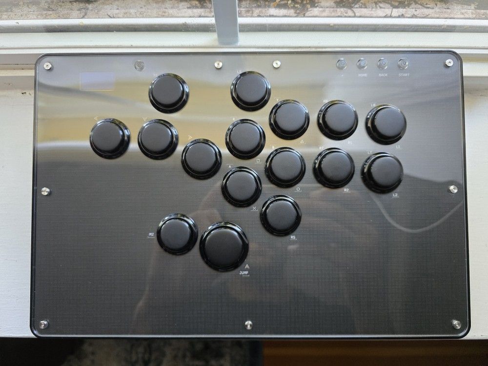 Haute42 U16 16-button Leverless Hitbox Controller PC/Playstation Fight Arcade Stick