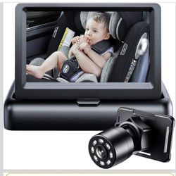 Infant in Rear Facing Seat baby car monitor 10