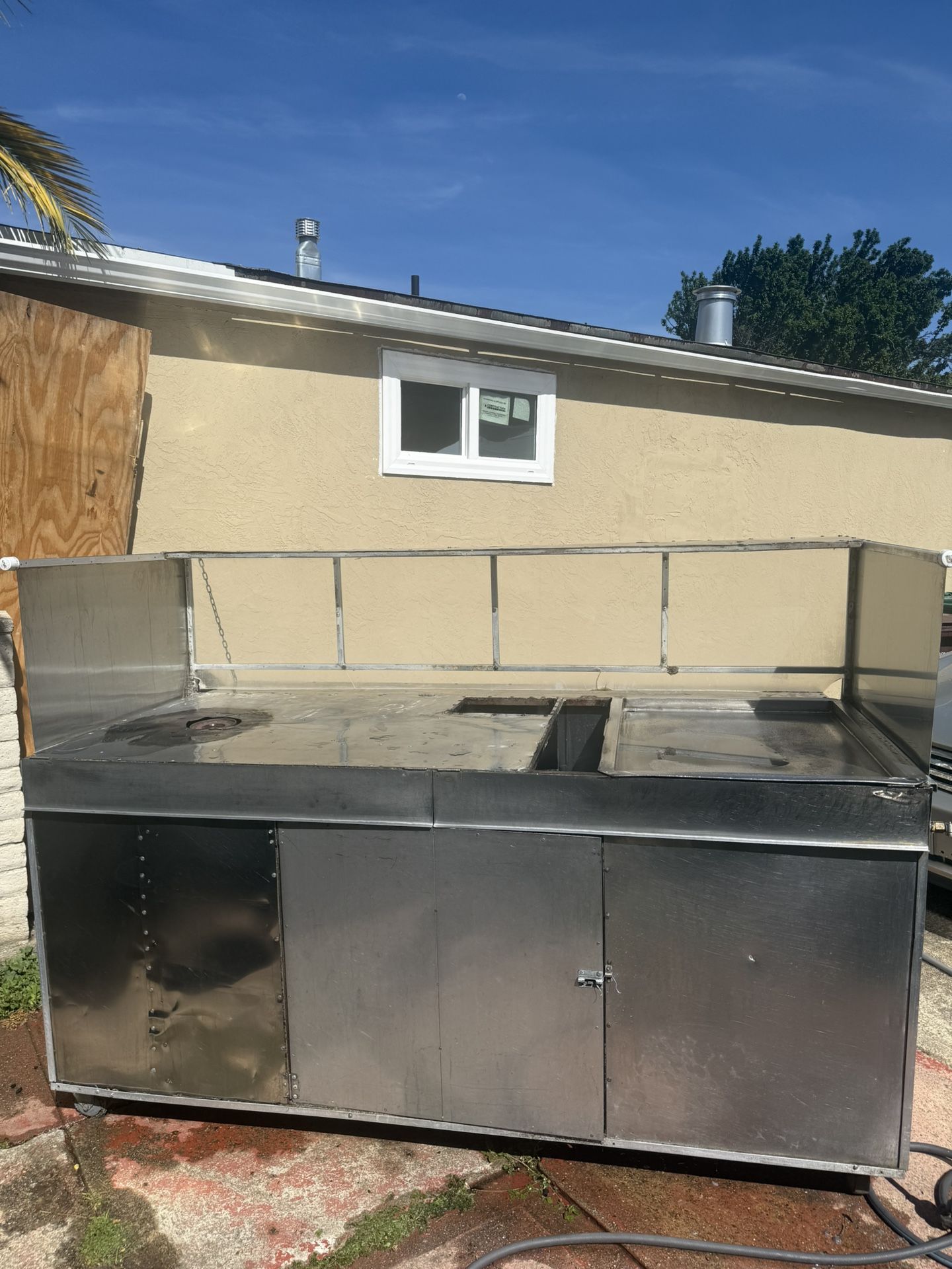 Taco Cart Stainless Steel