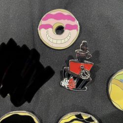 Disney Park Donut Pins Collectibles Princess Lightly Used 
