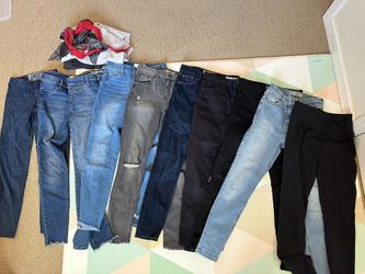 Topshop & PacSun Jeans & Leggings Lot (Sizes W25 - W28