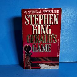 Stephen King – Gerald’s Game (1993 Signet Paperback, 1st Printing) Red Cover