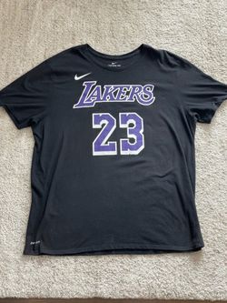 Nike LA Lakers Dri Fit LeBron James Jersey Tee