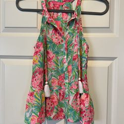 Lilly Pulitzer Caroline Halter Top Resort Size S NWT
