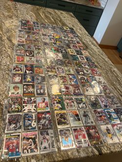 Binder of 135 Great Football Cards