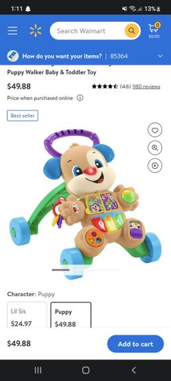 Fisher Price Puppy Walker