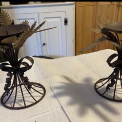 Beautiful Metal Candle Holders 