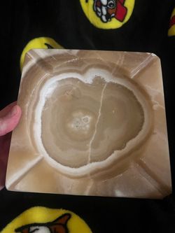 Heavy Sturdy Marble Ashtray