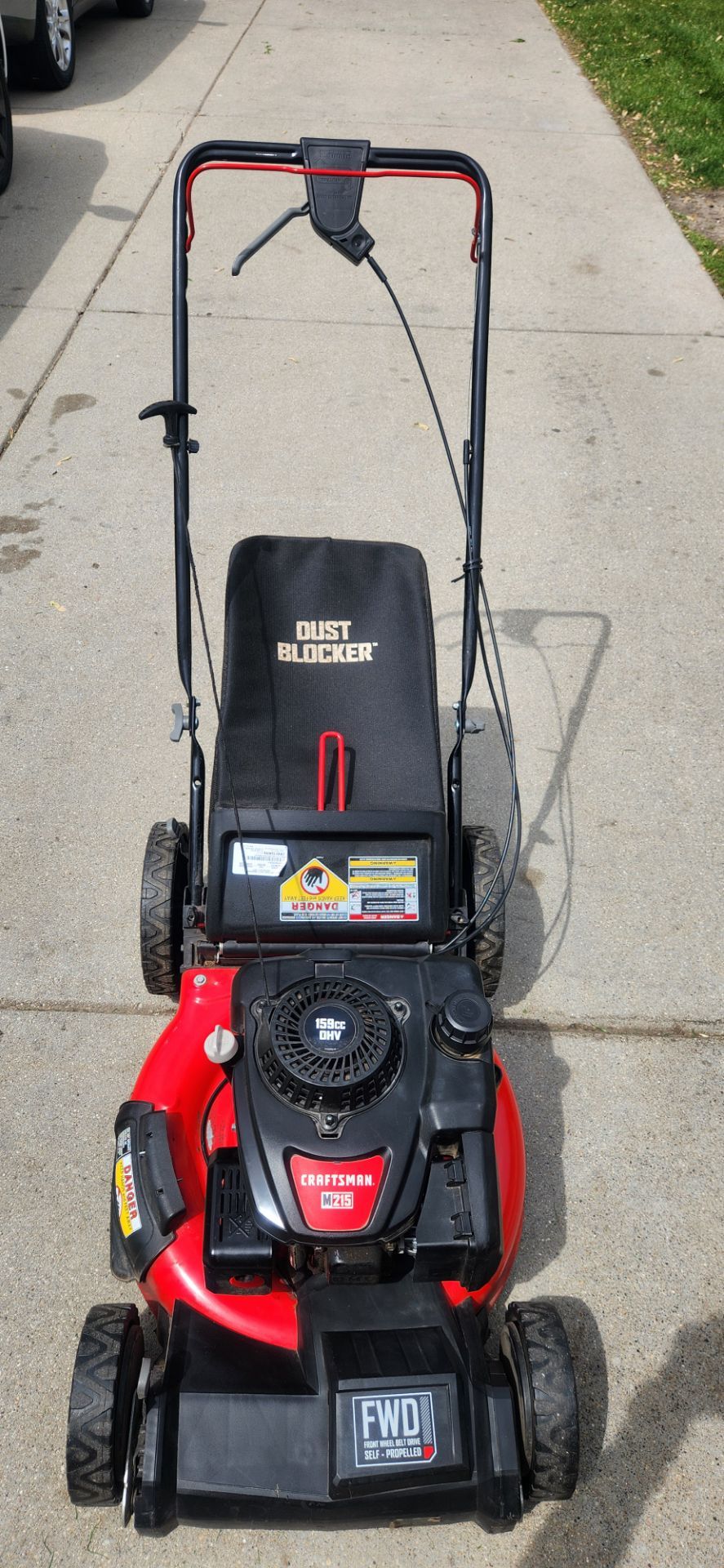 Crastman self propeller lanw mower