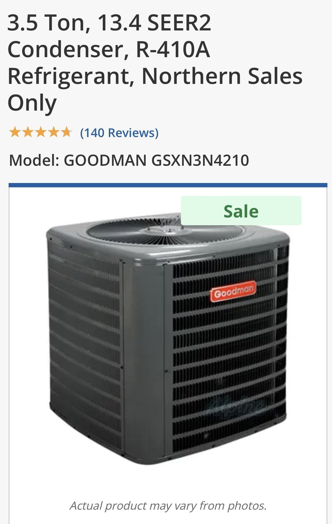 Brand New Ac Unit