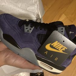 Air Jordan Retro 4 Imperial Purple Lakers Colorway