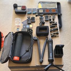 GoPro Hero 9 Black + Media Mod + PolarPro ND Filters + Huge Accessory Bundle