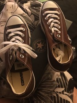 Brand New Chocolate Converse Unisex Size 6 Mens 8 Womens