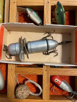 Old fishing lure collection