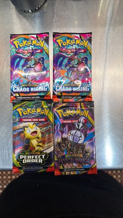 Pokémon TCG Mega Evolution Booster Packs x4