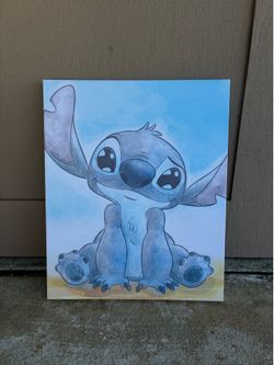 Stitch Character Canvas Picture
