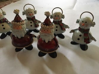 Metal Christmas figures
