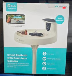Smart Birdbath With Dual-Lens Camera