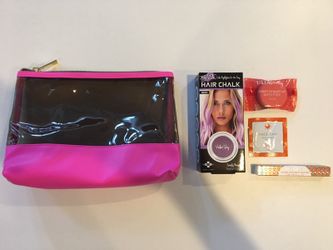 Brand New Perfume, Hair chalk, Tan Towel, Bath Fizz