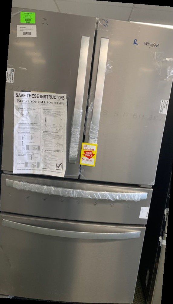 Whirlpool Refrigerator 4 drawer French door Brand new with Warranty WRX735SDHZ