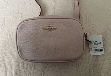 Brand New Authentic Pretty Pink Coach Fanny Pack  With Gold detailing
