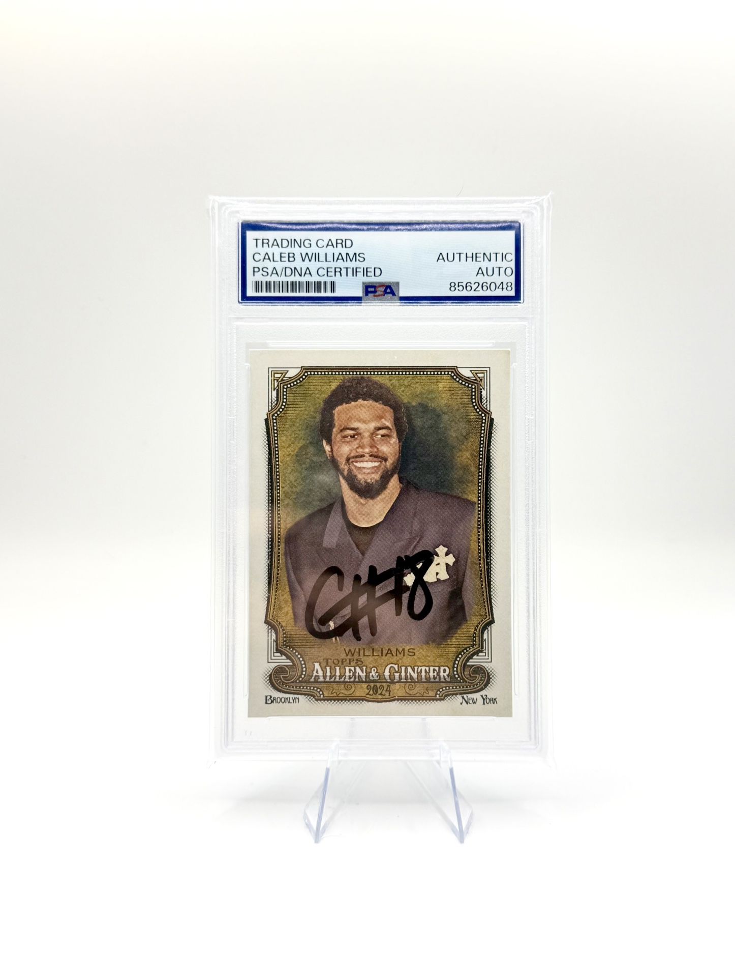 2024 Topps: IP Allen & Ginter Caleb Williams #233 (PSA/DNA) Authentic) Auto