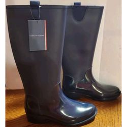 Tommy Hilfiger Karissa rain boots size 10 NWT
