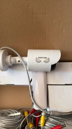 4 Night Owl wired security cameras