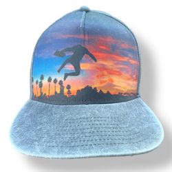 Art Class Snapback Trucker Hat Multicolor One Size Adjustable Mesh Back Hawaiian