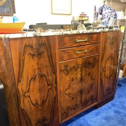 Antique MarbleTop Cabinet - $300