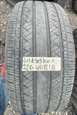 1)225/40/18 Bridgestone $60